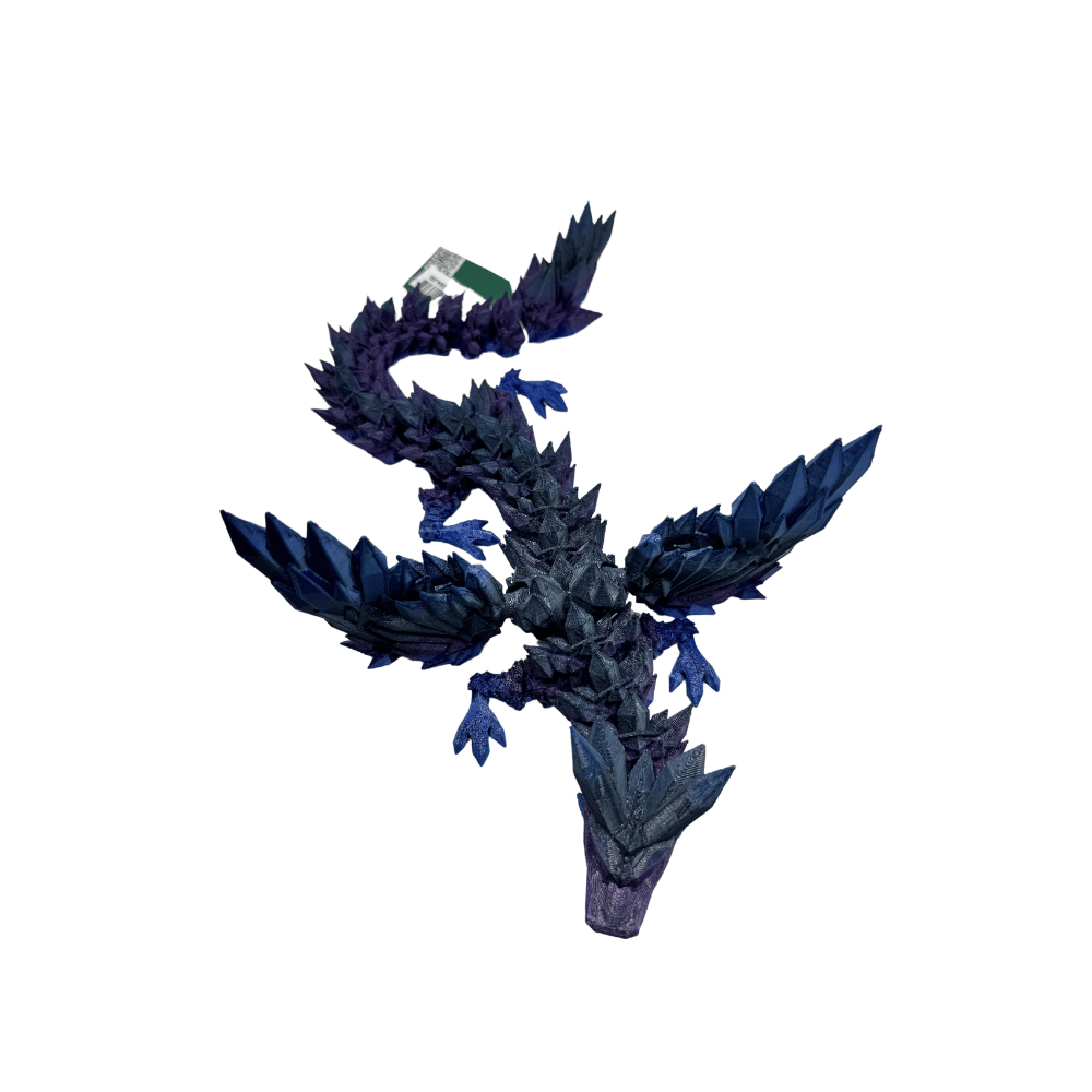 Medium 3D Printed Dragon - Winged - Multiple Colors Available