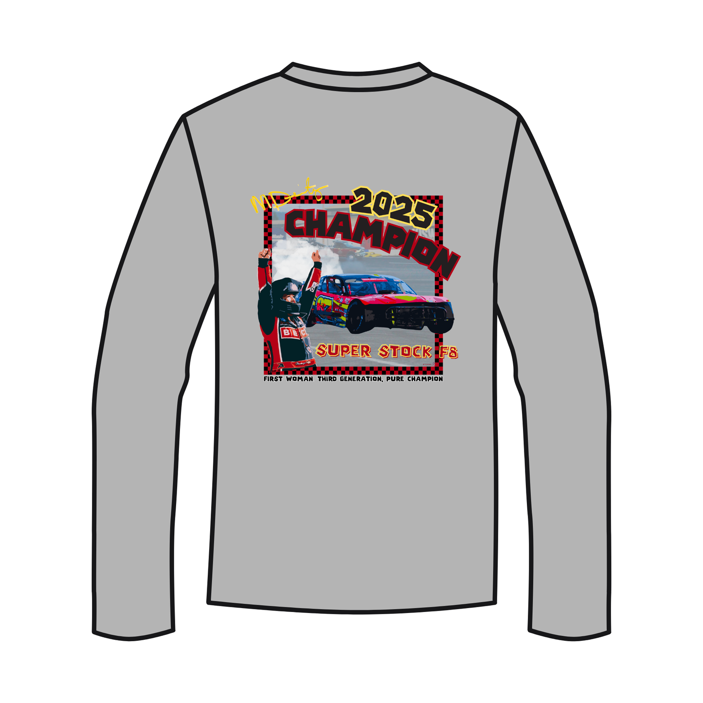 Mackenzie Deitz 2025 Champion Pre-Order T-shirt - Scroll Down to Select Size & Color