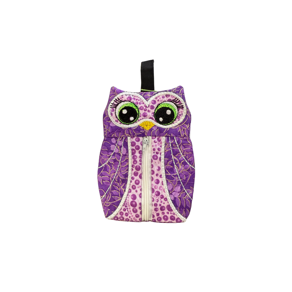 Small Owl Zipper Bag for Kids