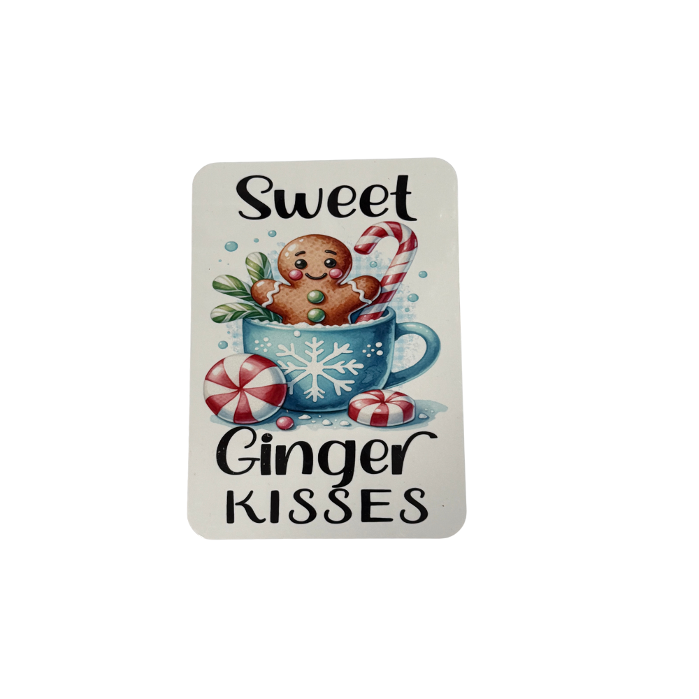 Sweet Ginger Kisses Metal Sign