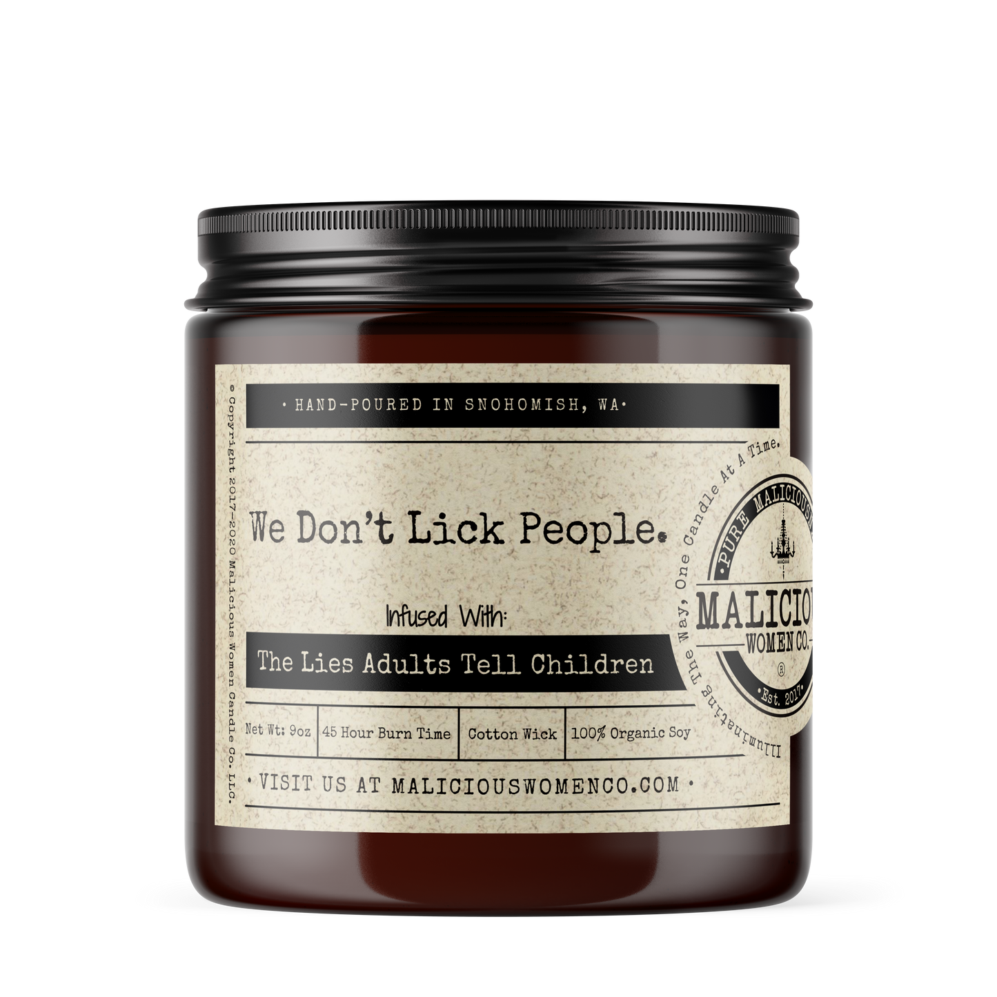 We Don't Lick People. - Scent: Frooty Loops