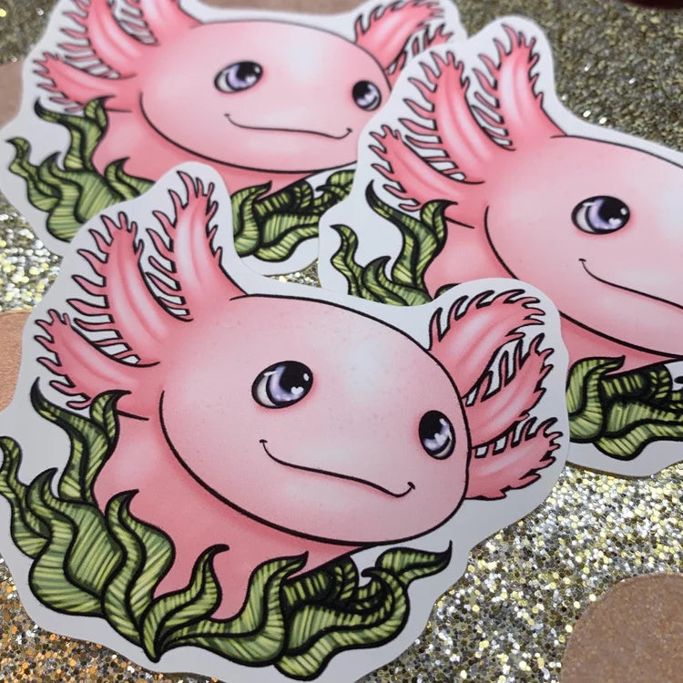 Axolotl Sticker - Original Artwork