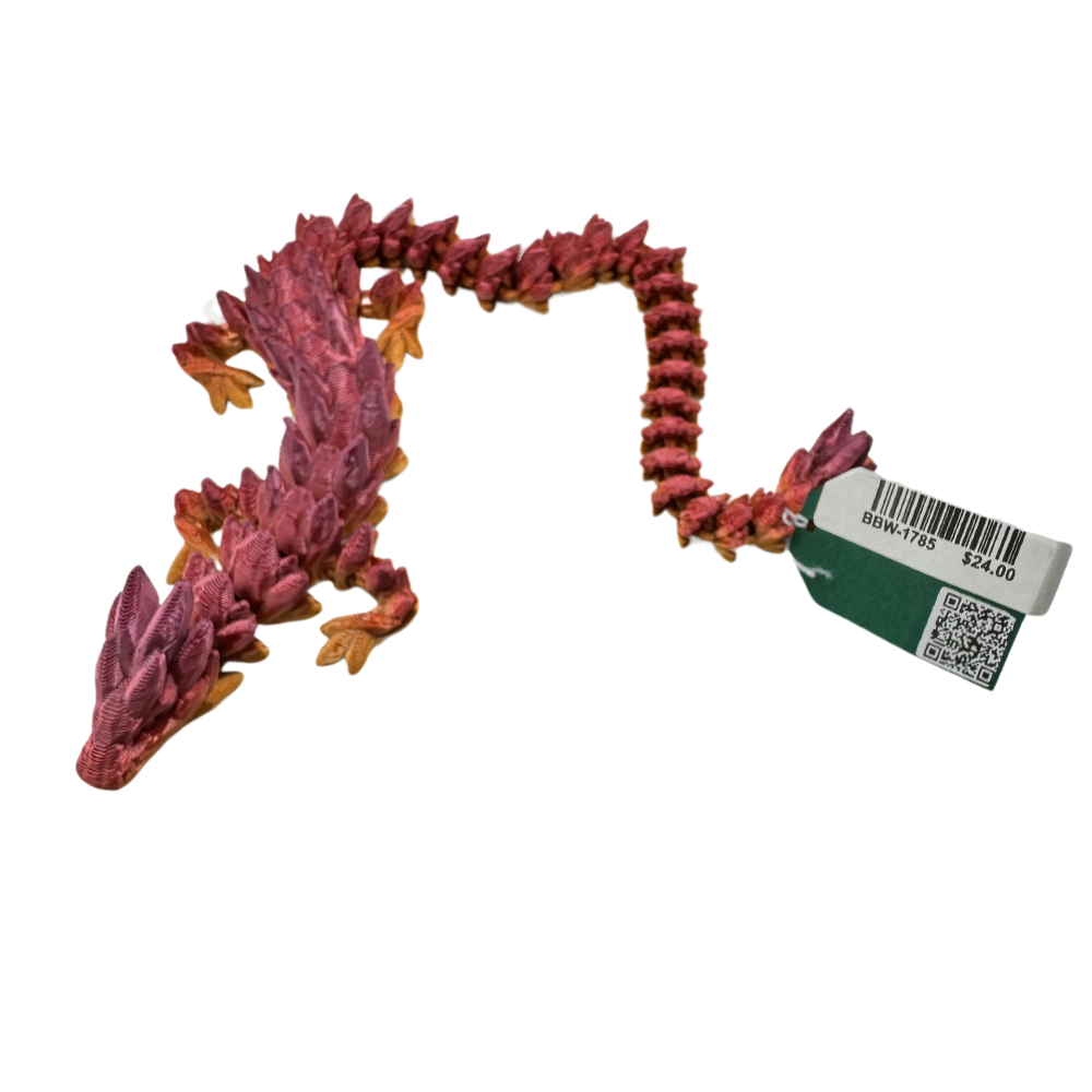 3D Printed Dragon - Wingless - Small