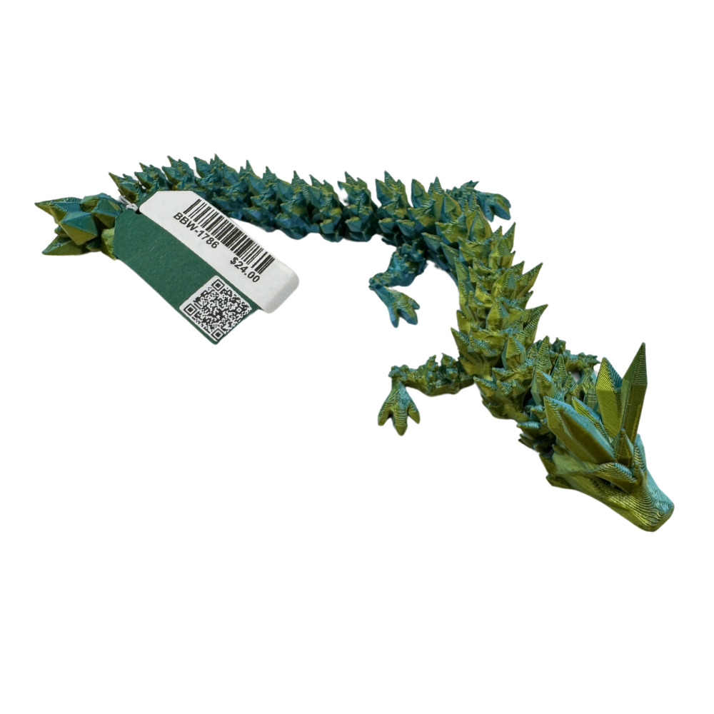 3D Printed Dragon - Wingless - Small