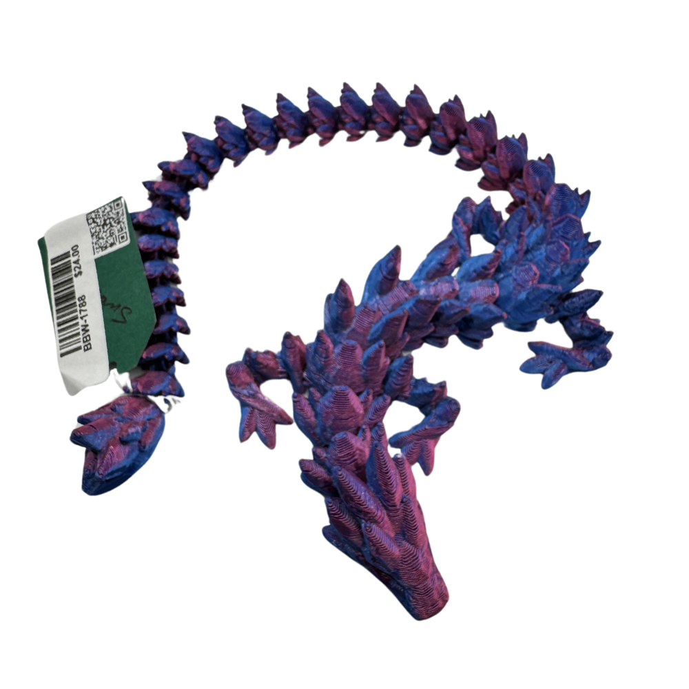 3D Printed Dragon - Wingless - Small
