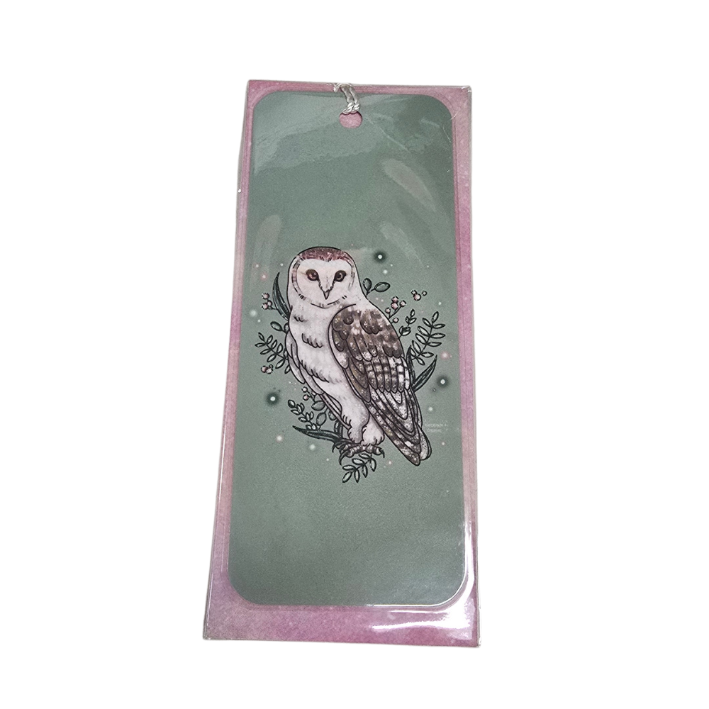 Barn Owl Tassel Bookmark