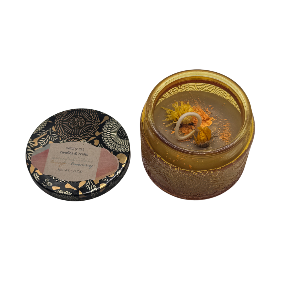 Breakfast In Paris - Beeswax Votive Candle - 3oz - Scent: Orange Rosemary