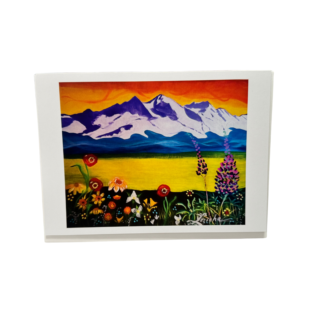 Brothers Peak Olympic Mountains Greeting Card