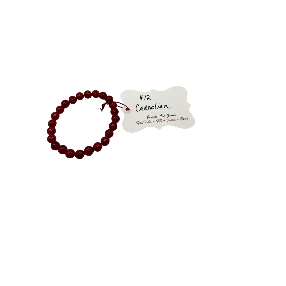 Carnelian Gemstone Bracelet