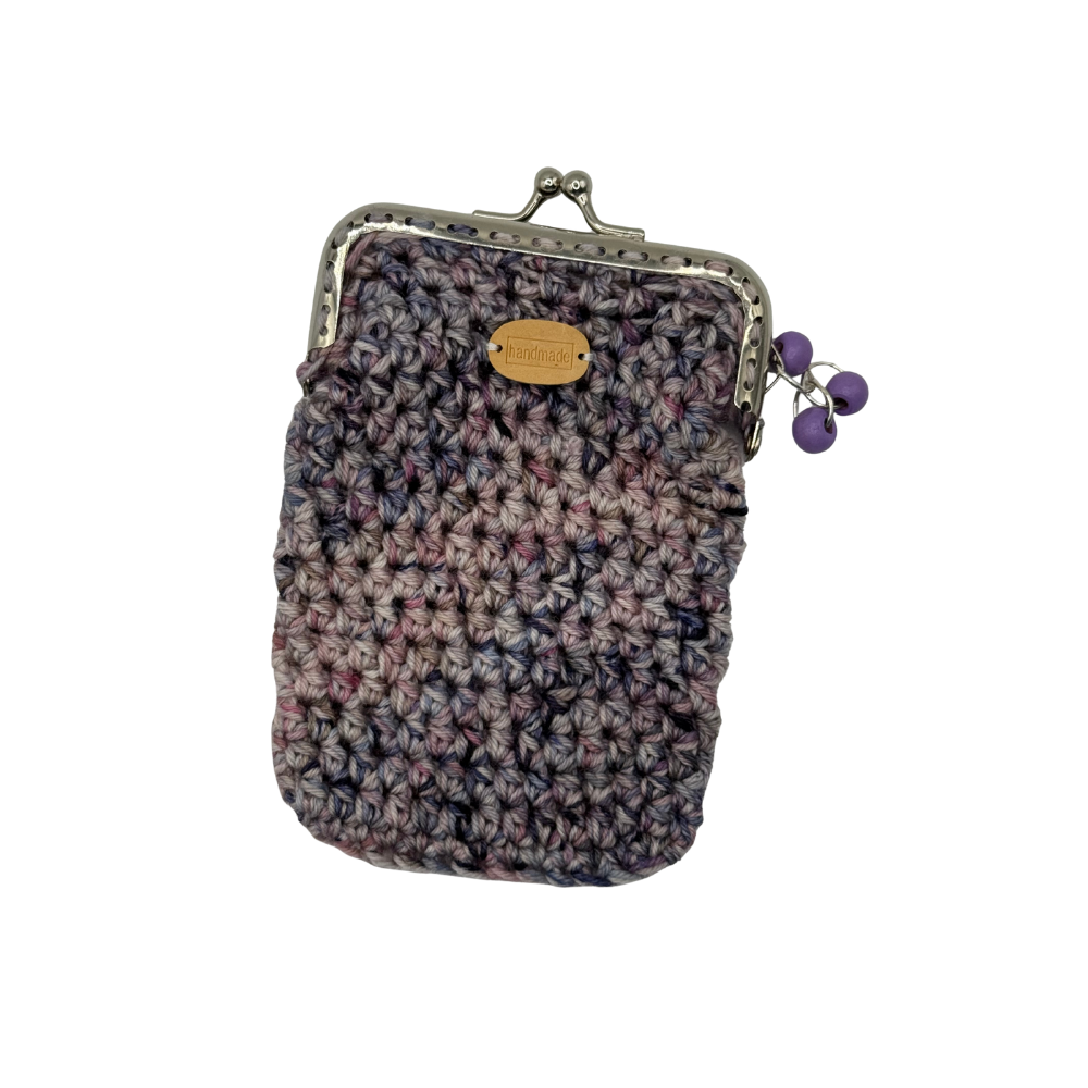 Handmade Knitted Coin Purse - Medium