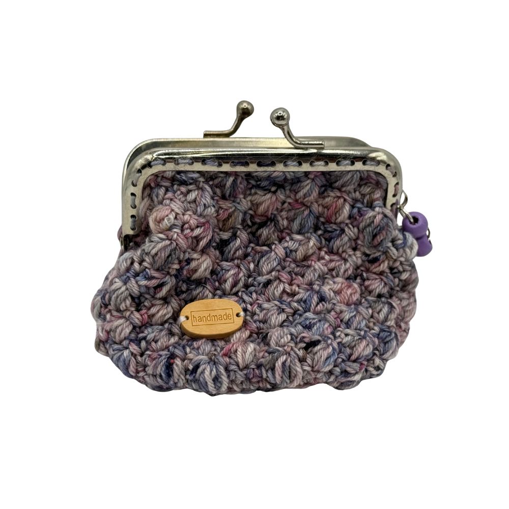 Handmade Knitted Coin Purse - Small