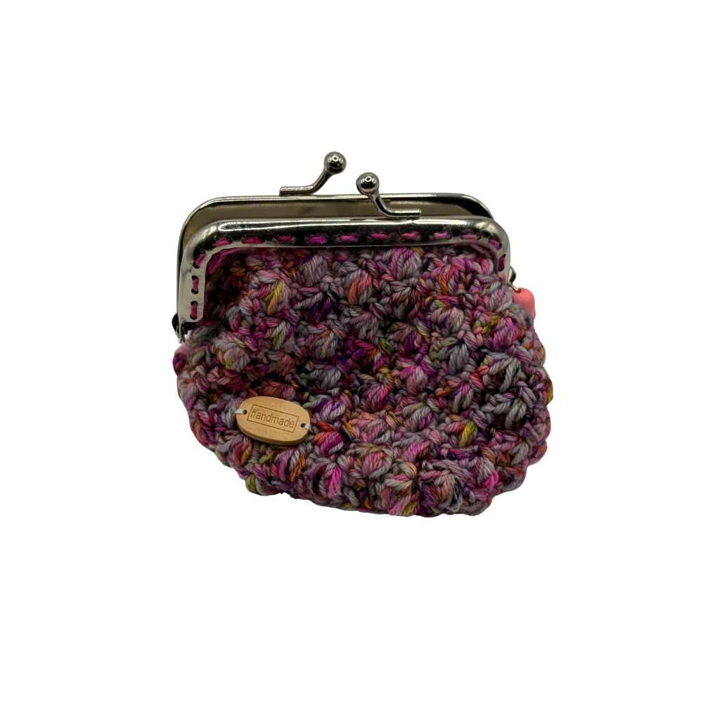 Handmade Knitted Coin Purse - Small