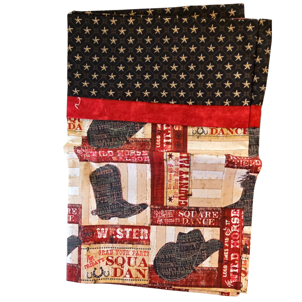 Cowboy Print Pillow Case