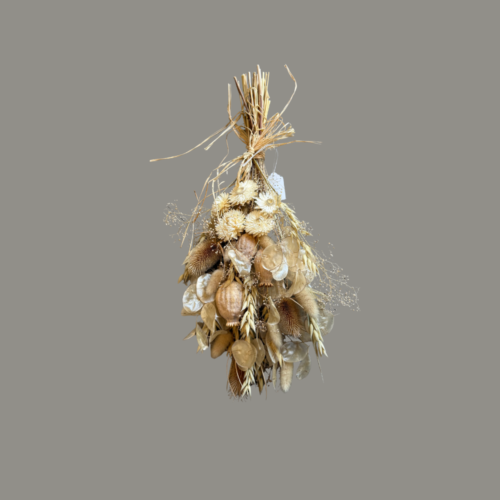 Cream Floral Swag - Dried Flower Arrangement by My Favorite Things