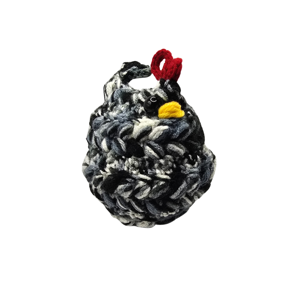 Crocheted Chicken - Black