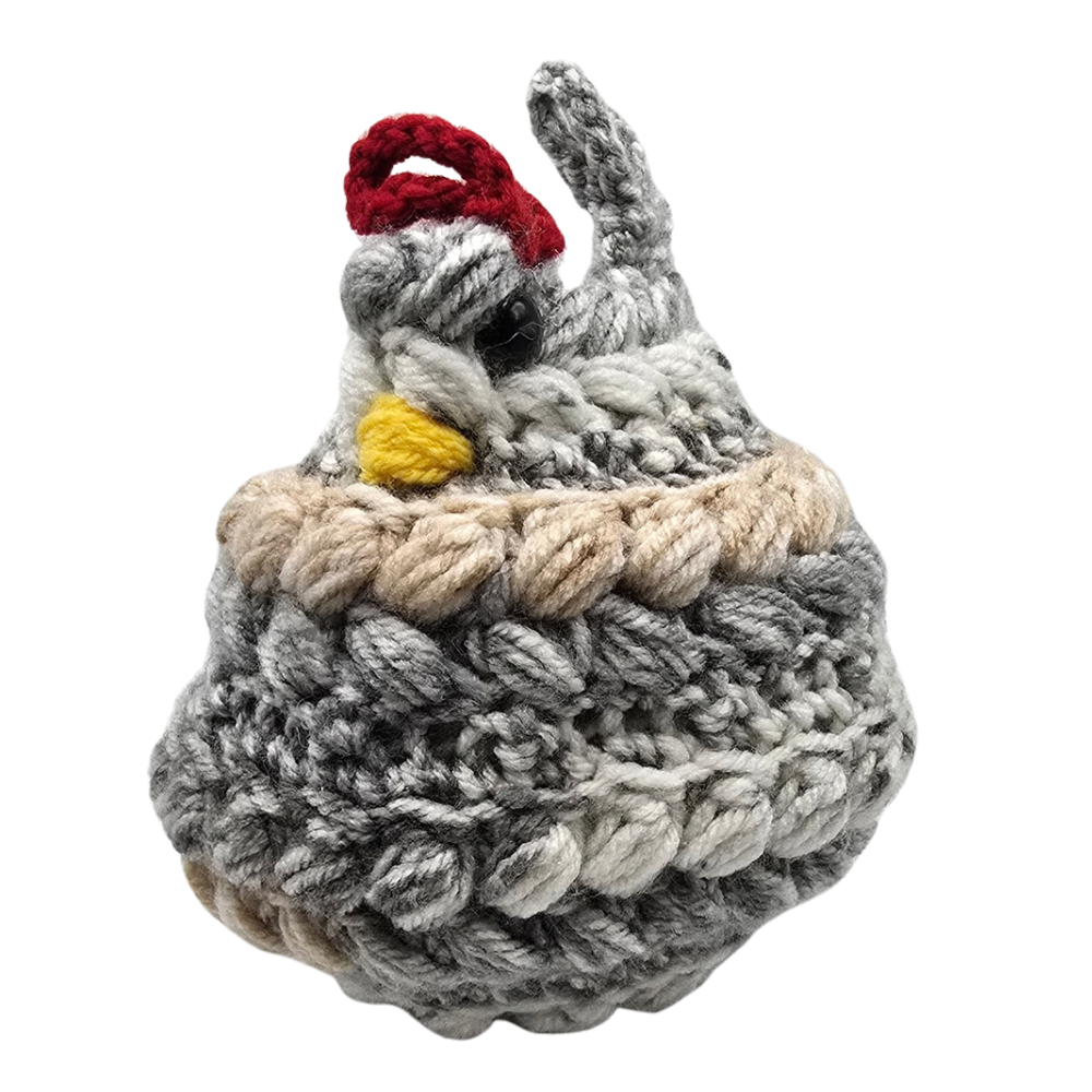 Crocheted Chicken - Tan