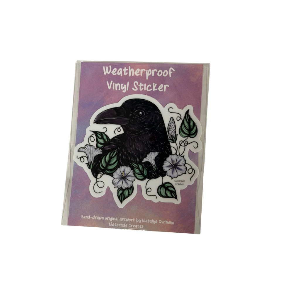 Crow Sticker - Original Artwork