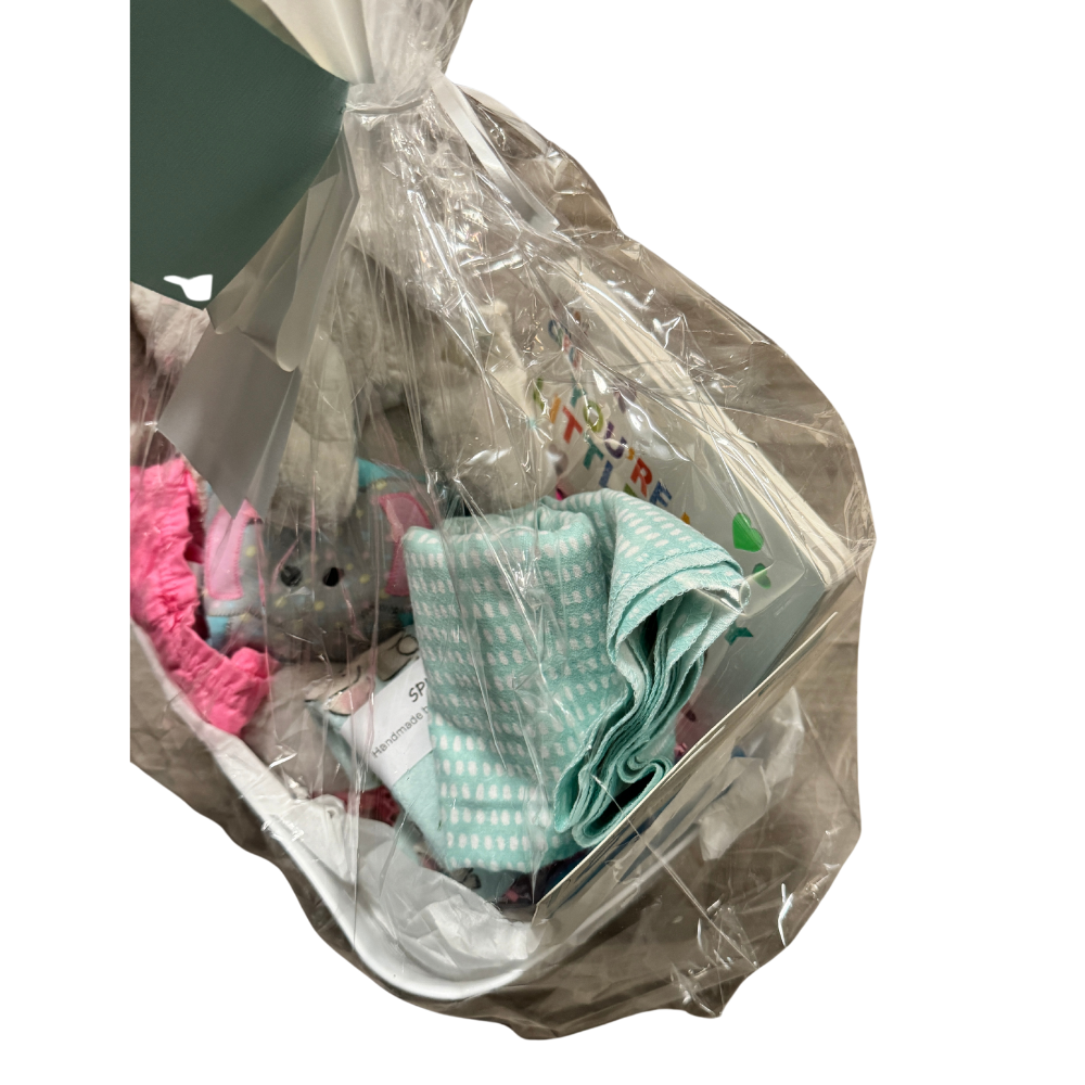 Elephant Gift Basket - Gift For Baby Girl