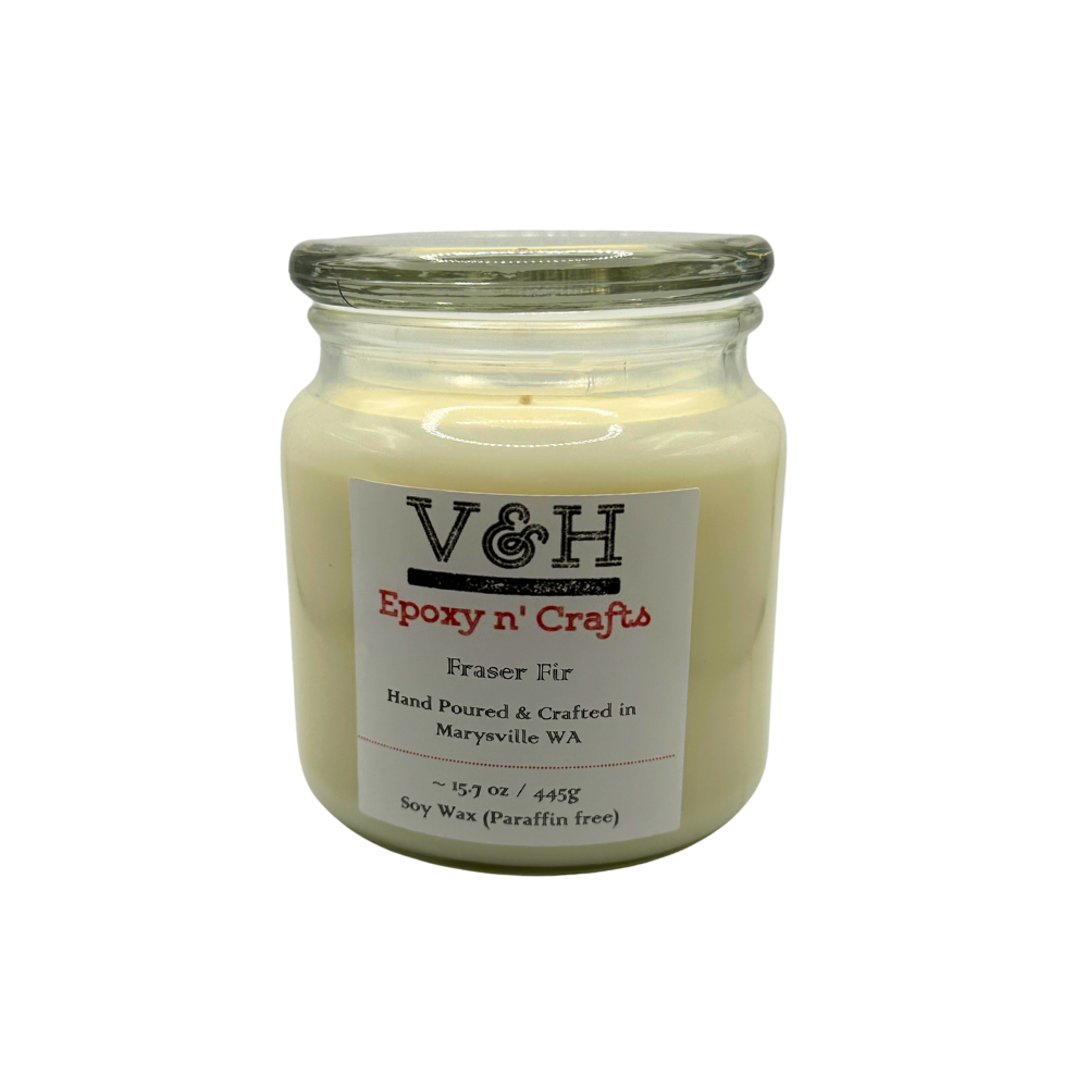 Fraser Fir | Premium 17oz Soy Candle | Hand-Poured in Glass