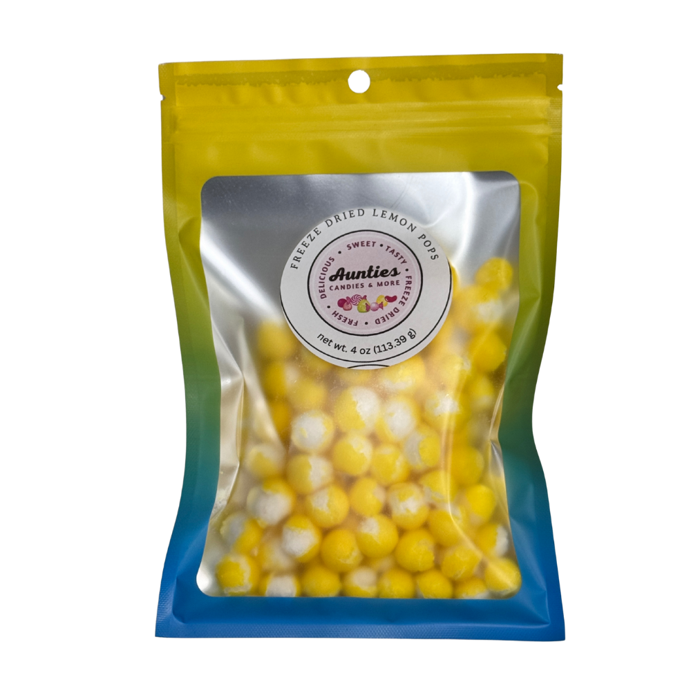 Lemon Pops | Freeze Dried Candy