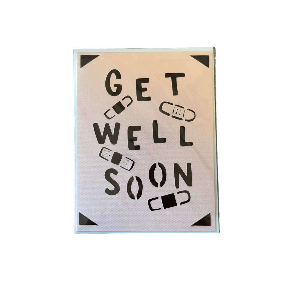 Get Well Soon Greeting Cards by All Things Paper - Multiple Designs Available