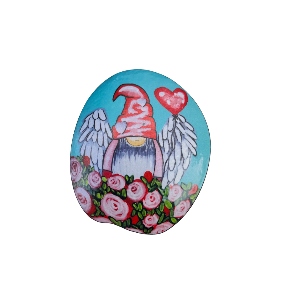 Valentine's Gnome Magnet