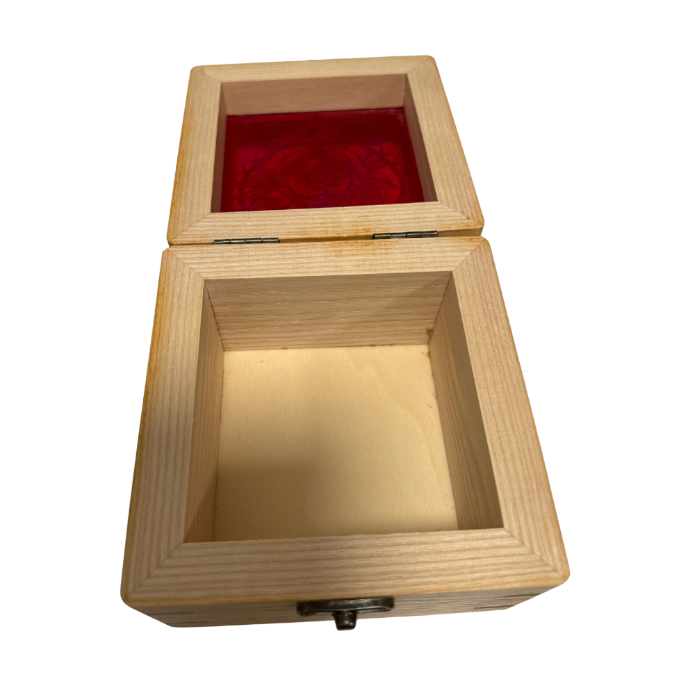 Handmade Wooden Heart Box