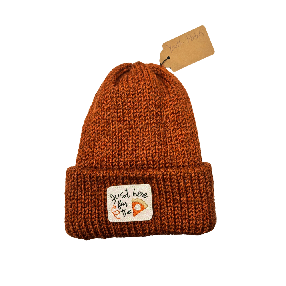 Youth Crocheted Hat with Patch