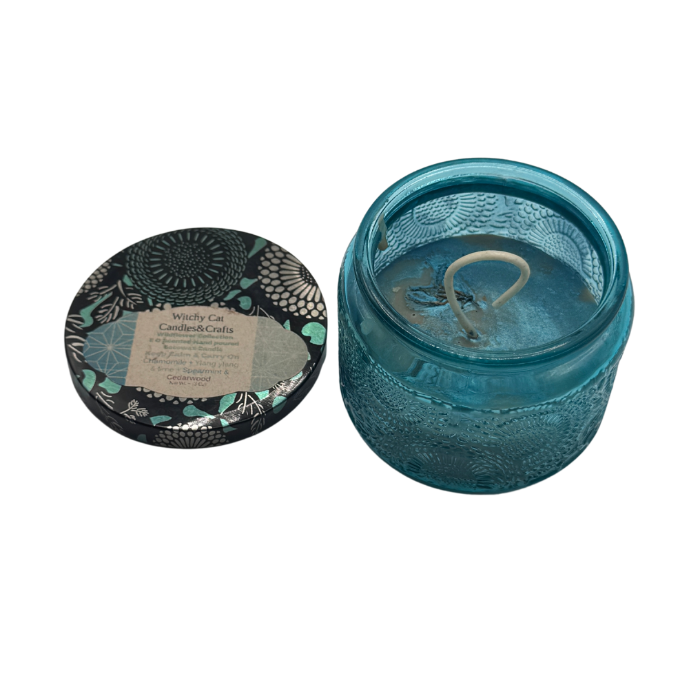 Keep Calm & Carry On - Beeswax Votive Candle - 3oz