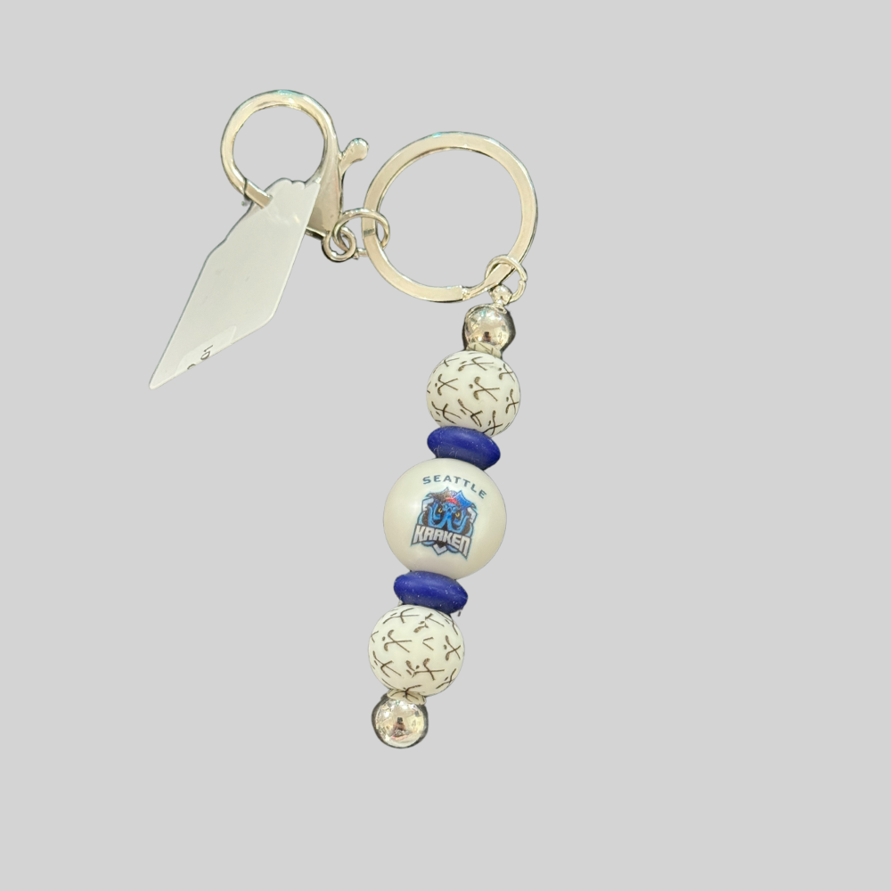 Sports Beaded Keychains