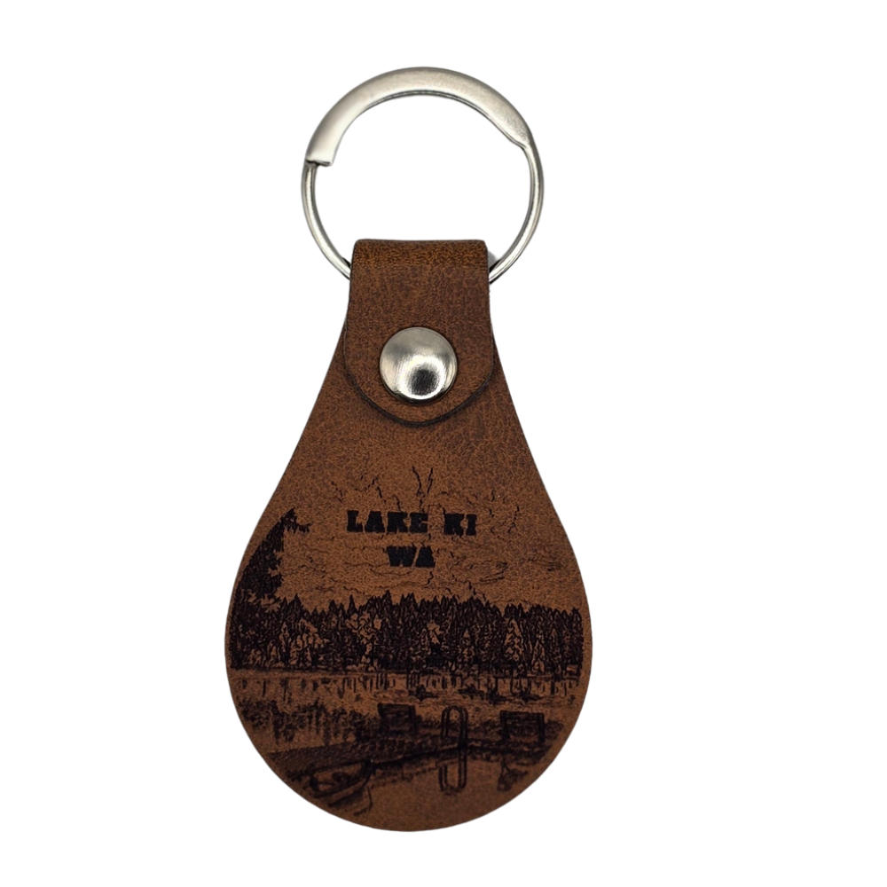 Lake Ki Leather Keychain