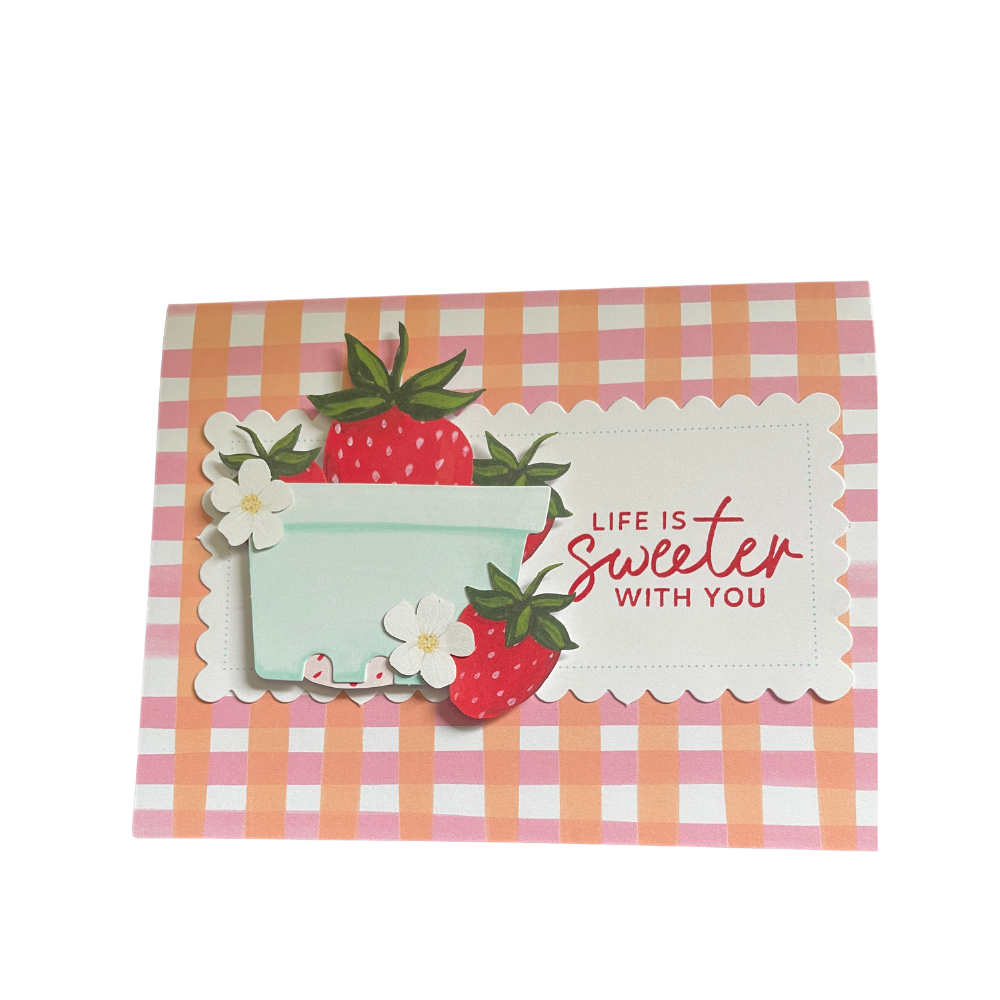 Strawberry Sweetness Greeting Cards by All Things Paper - Multiple Designs Available
