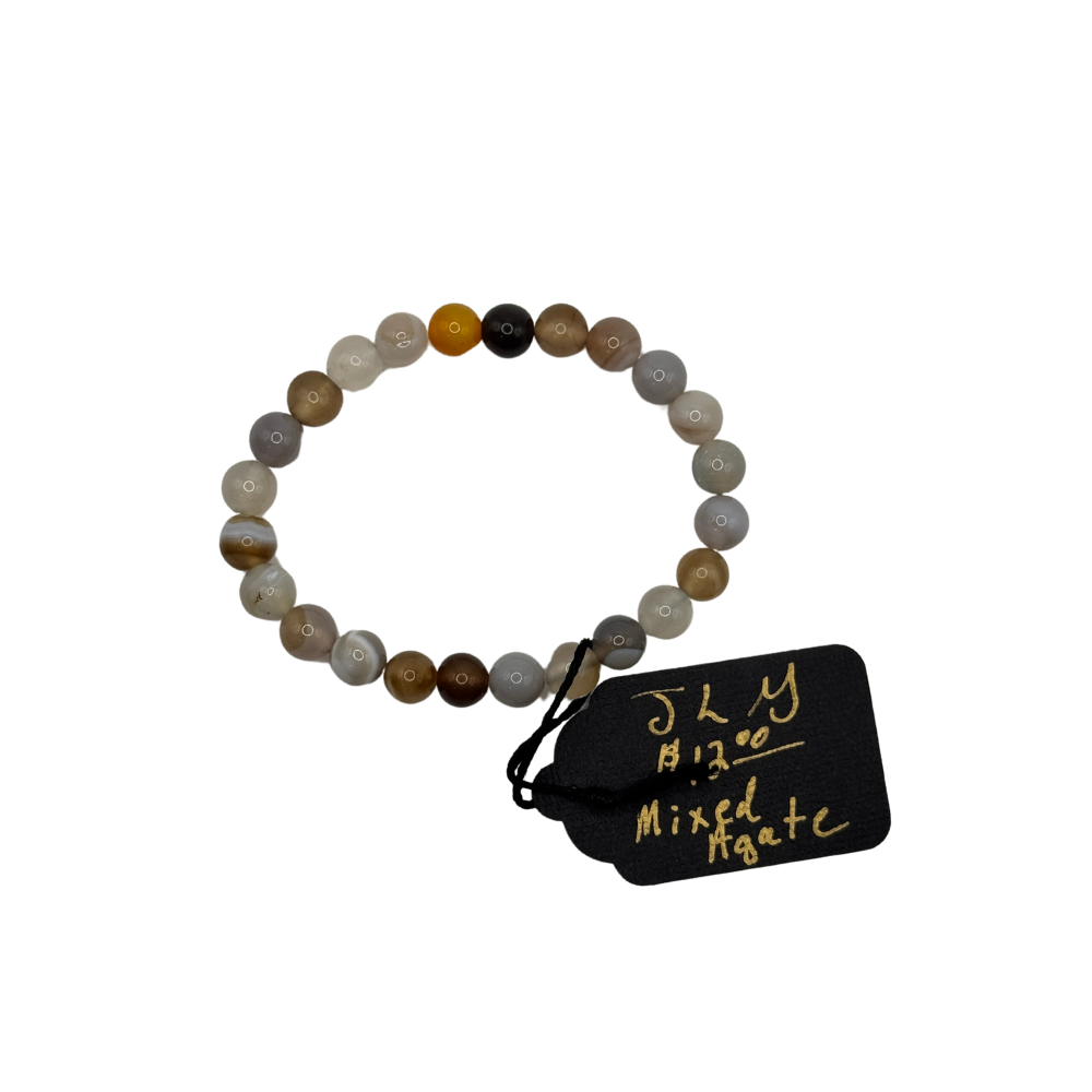 Mixed Agate Gemstone Bracelet