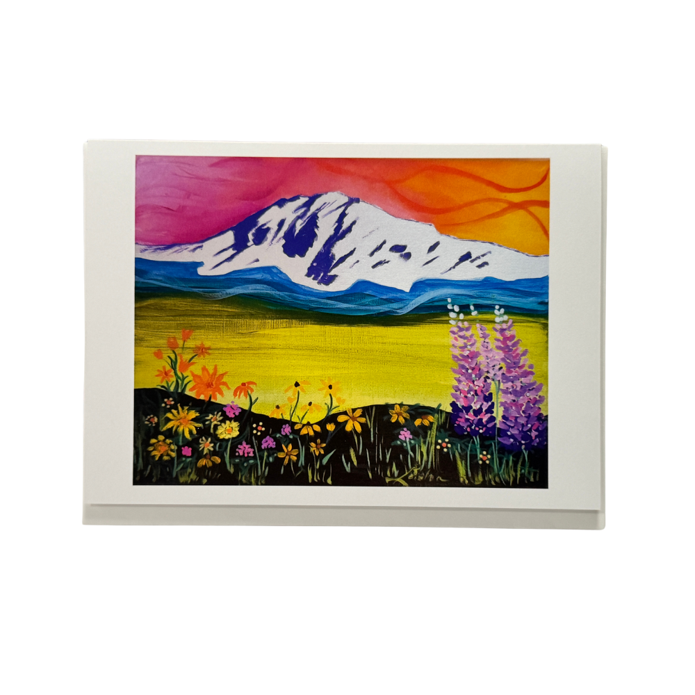 Mt. Rainier Greeting Card