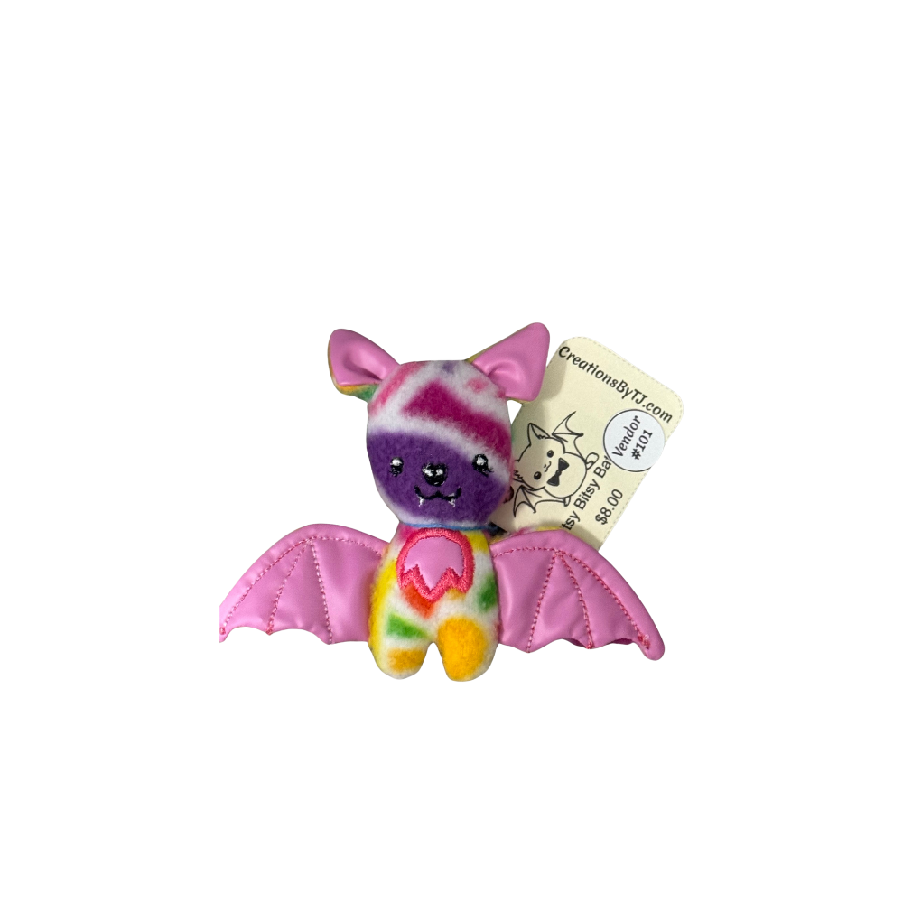 Small Bat Plush Toy - Multiple Colors