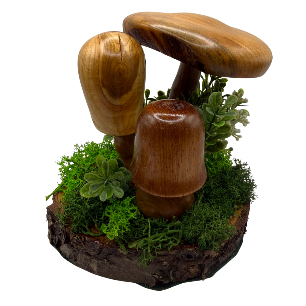 Handmade Mushroom/Moss Decor #3