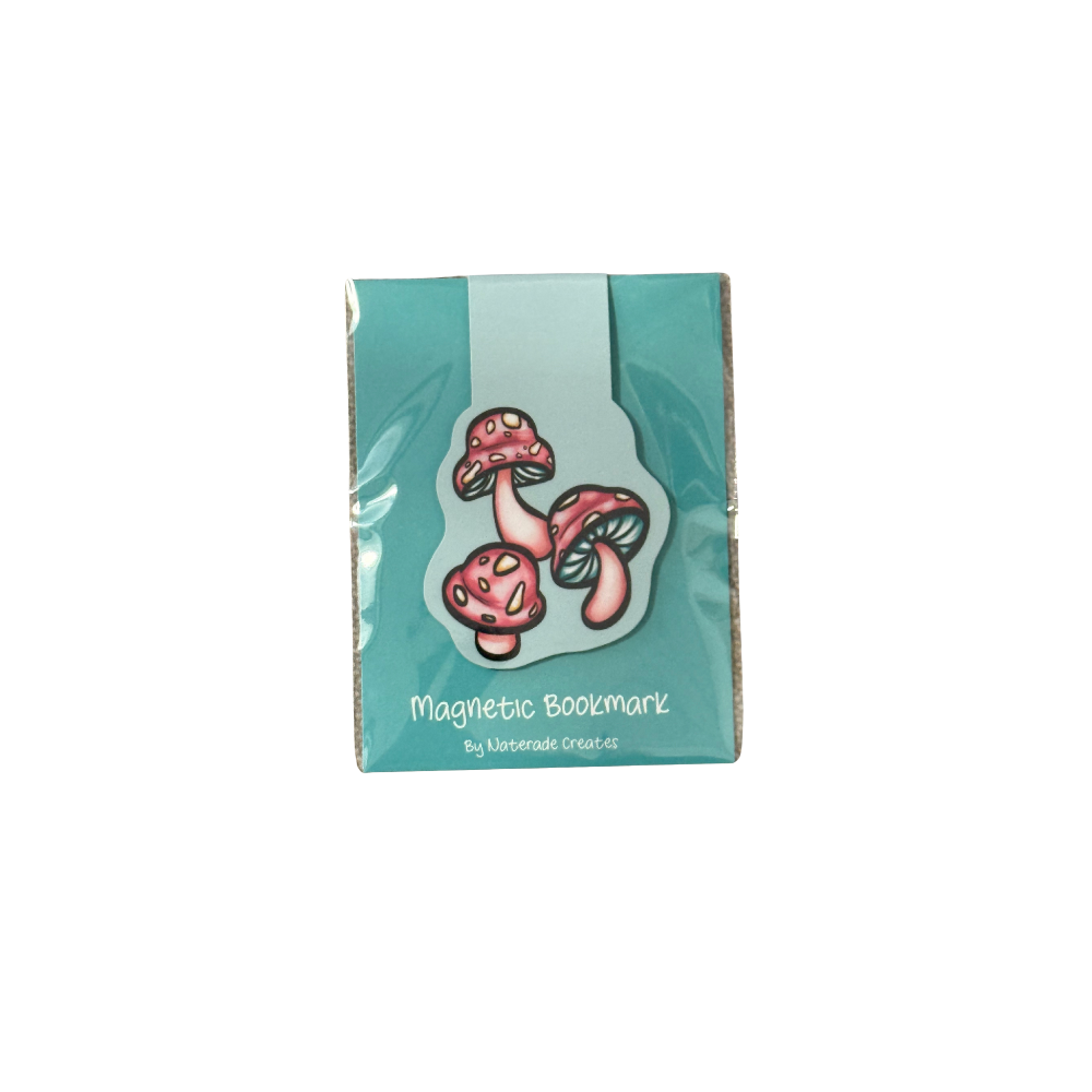 Magnetic Bookmark - Mushrooms