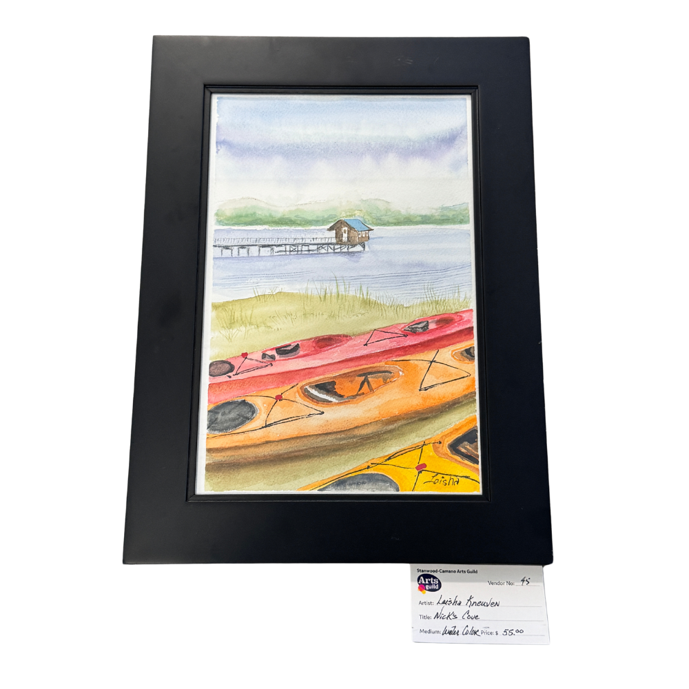 Nick's Cove - Laisha Kneuven Original Watercolor Artwork
