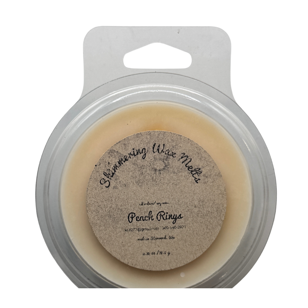 Peach Rings | All Natural Soy Wax Melts | Shimmering Wax Melts