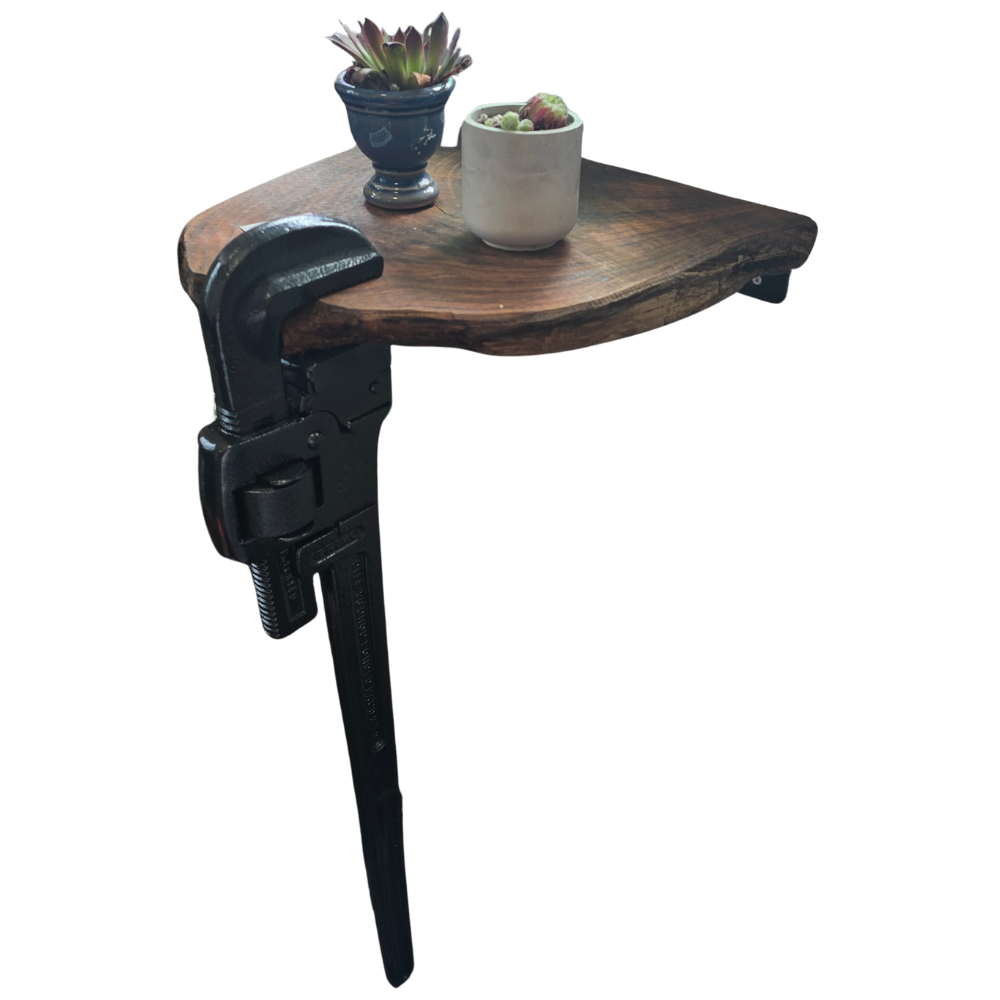 Pipe Wrench End Table