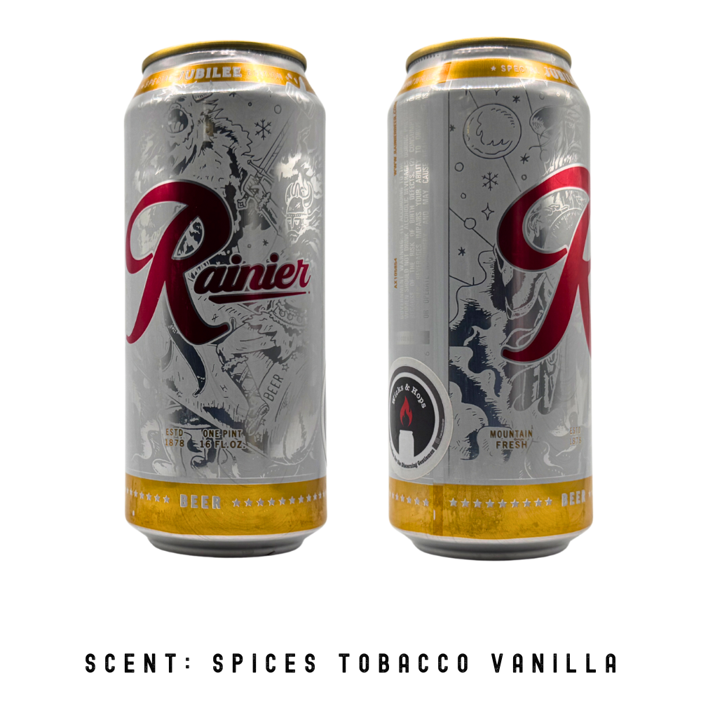 Rainier Winter Upcycled Can-dle - 16oz - Scent: Spices, Tobacco, Vanilla