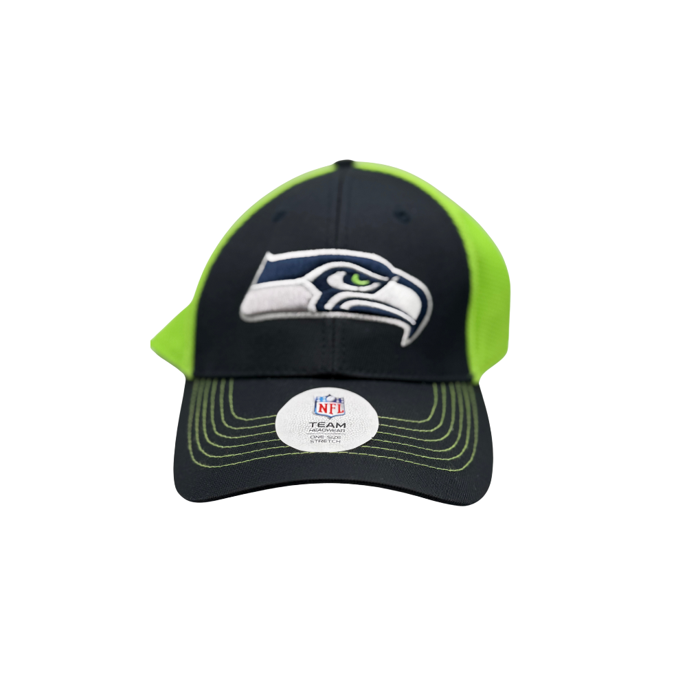 Seahawks Blue/Green Stretch Mesh Hat