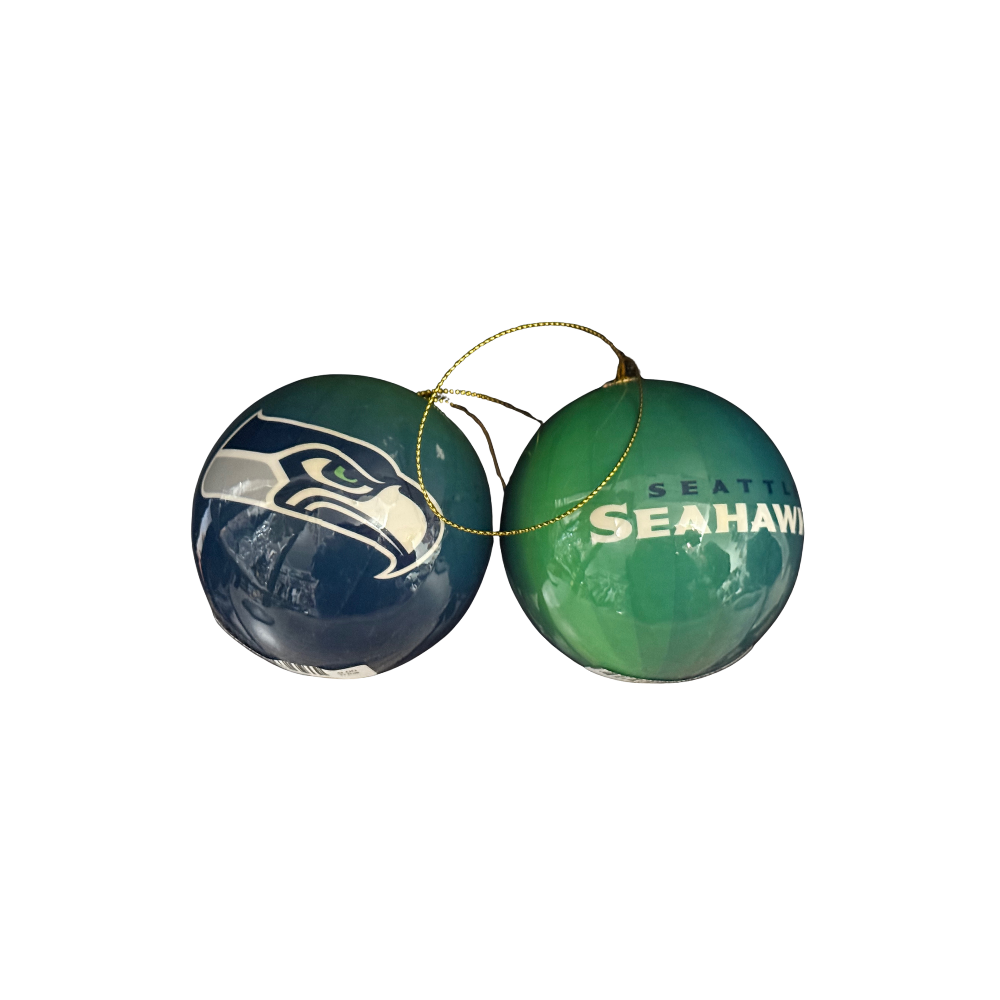 Seahawks Round Ball Ornament