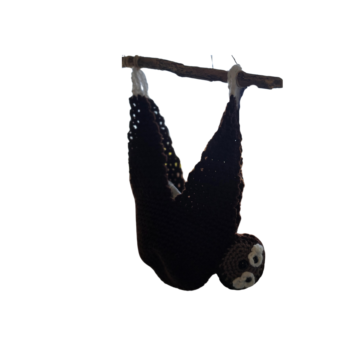 Knitted Sloth Plant Hangers Small