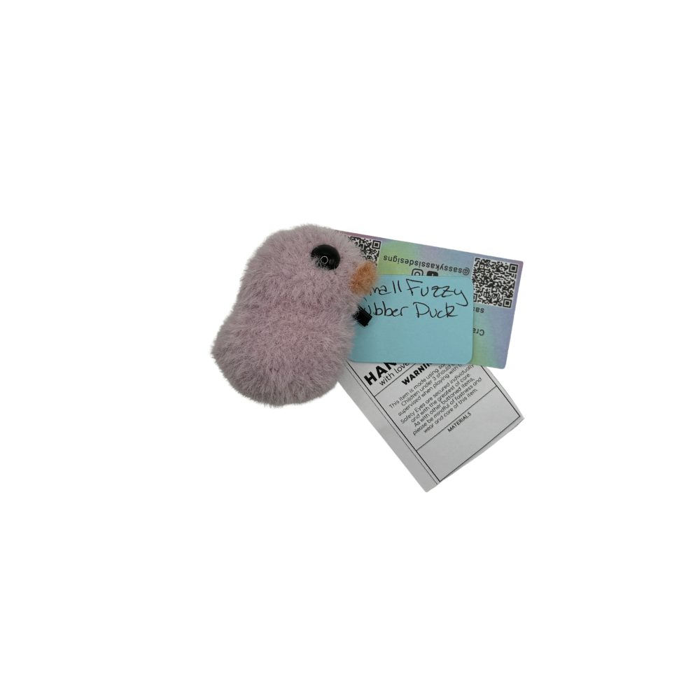 Soft Crochet Rubber Duck Plush