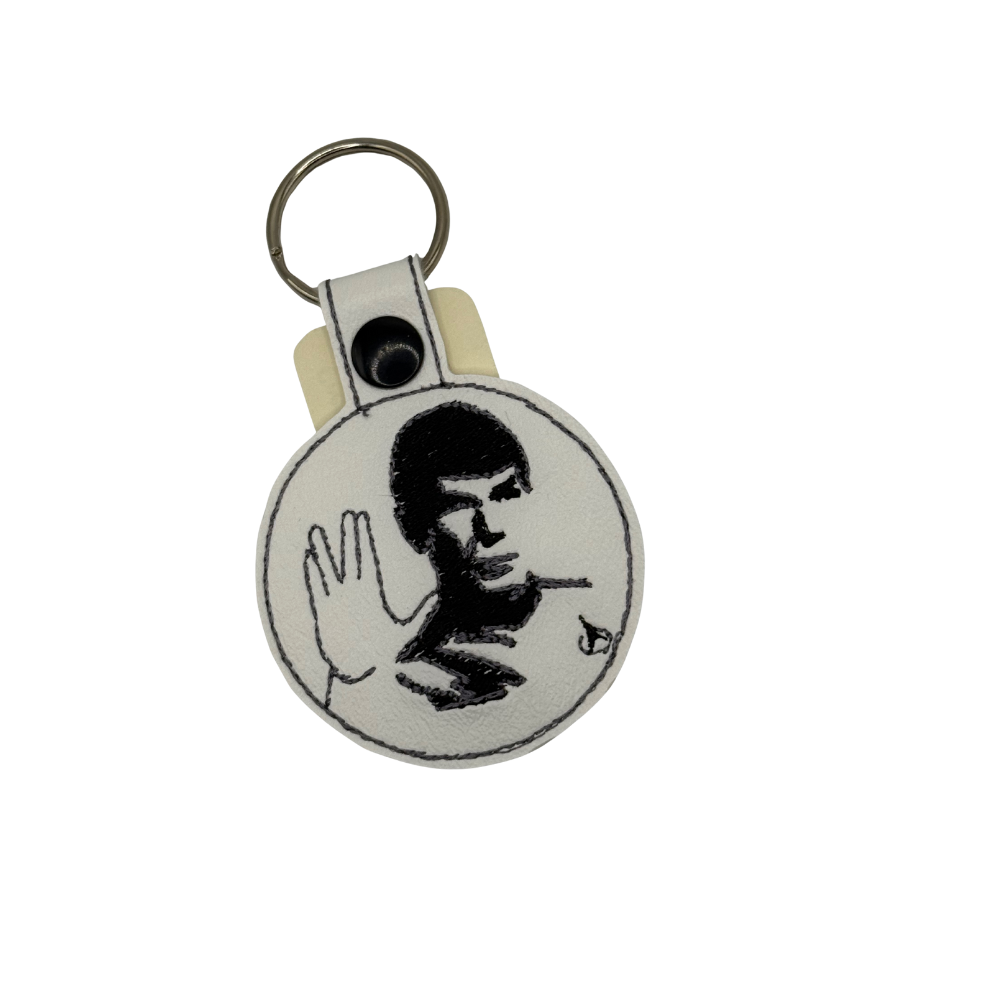 Decorative Embroidered Keychain - Assorted Designs & Styles