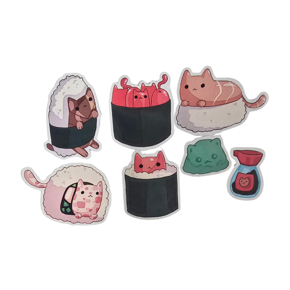 Sushi Cats | Sticker Pack