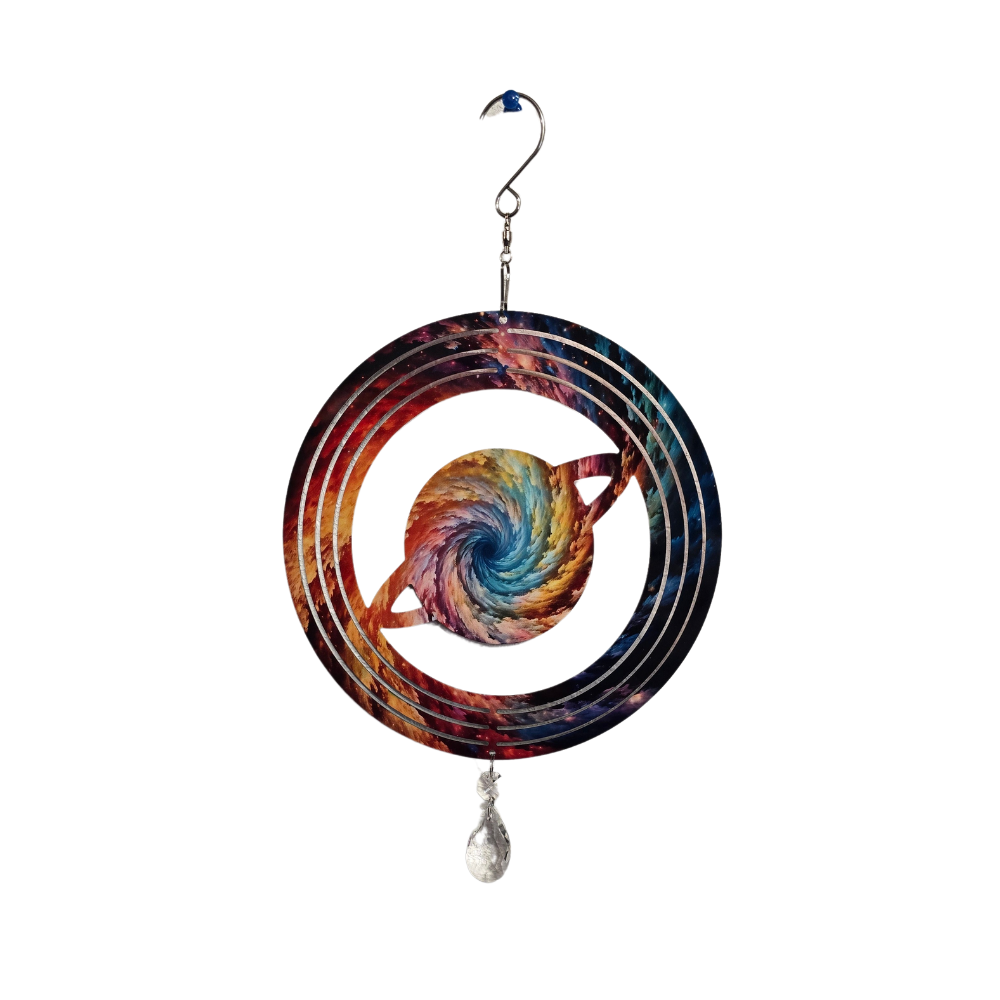 Planet Shaped Wind Spinner