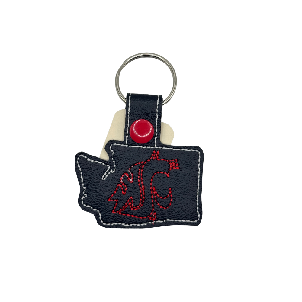 Sports Embroidered Keychain