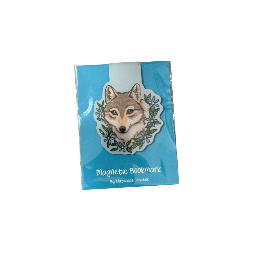 Magnetic Bookmark - Wolf